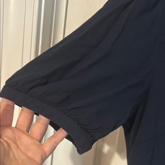 4 for $25!  Elegant Navy Button-Down Dress - Picture 4 of 6